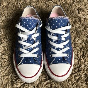 Converse all ⭐️ star......girls / 1, blue/white